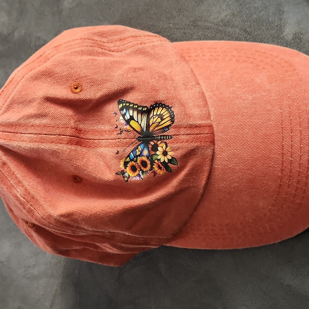 NEW - BASEBALL CAP, HAT - BUTTERFLY